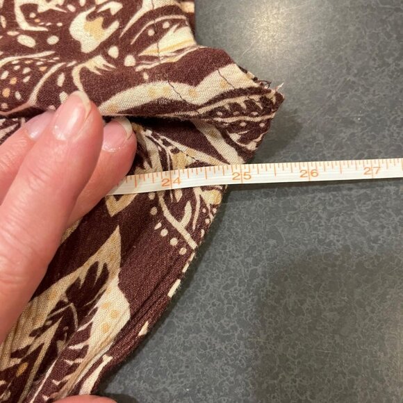 Brown Floral Print Dress - Picture 3 of 12